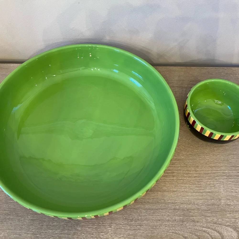 Vintage Crate&Barrel Chip and Dip Set